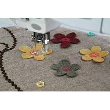 Frihandsquiltfot - öppen (grupp 2)