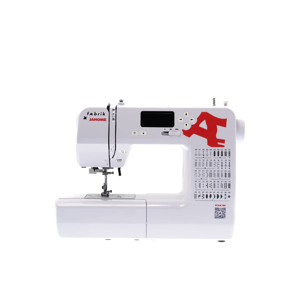 Janome 2050 Fæbrik symaskin, front bilde