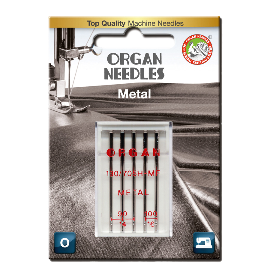 Nål Organ Metall 90-100, 5-pakk