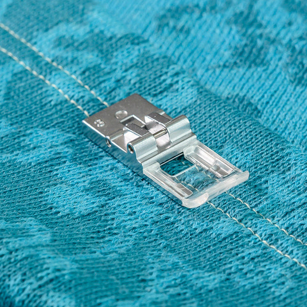 Clear view coverstich foot