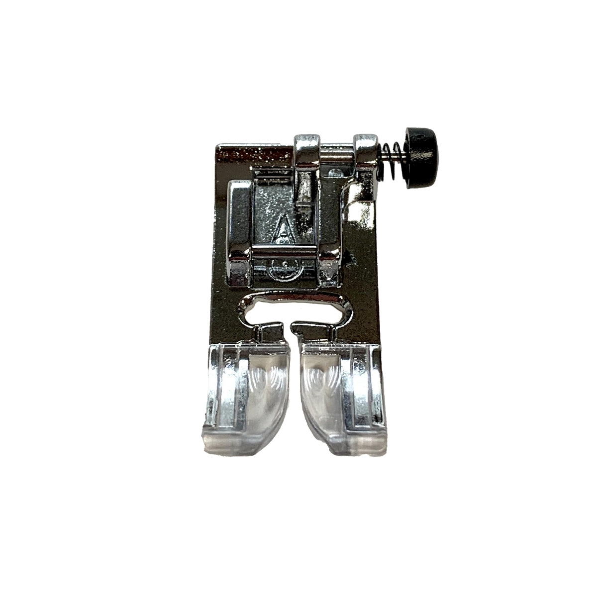 Zig-zag foot black button