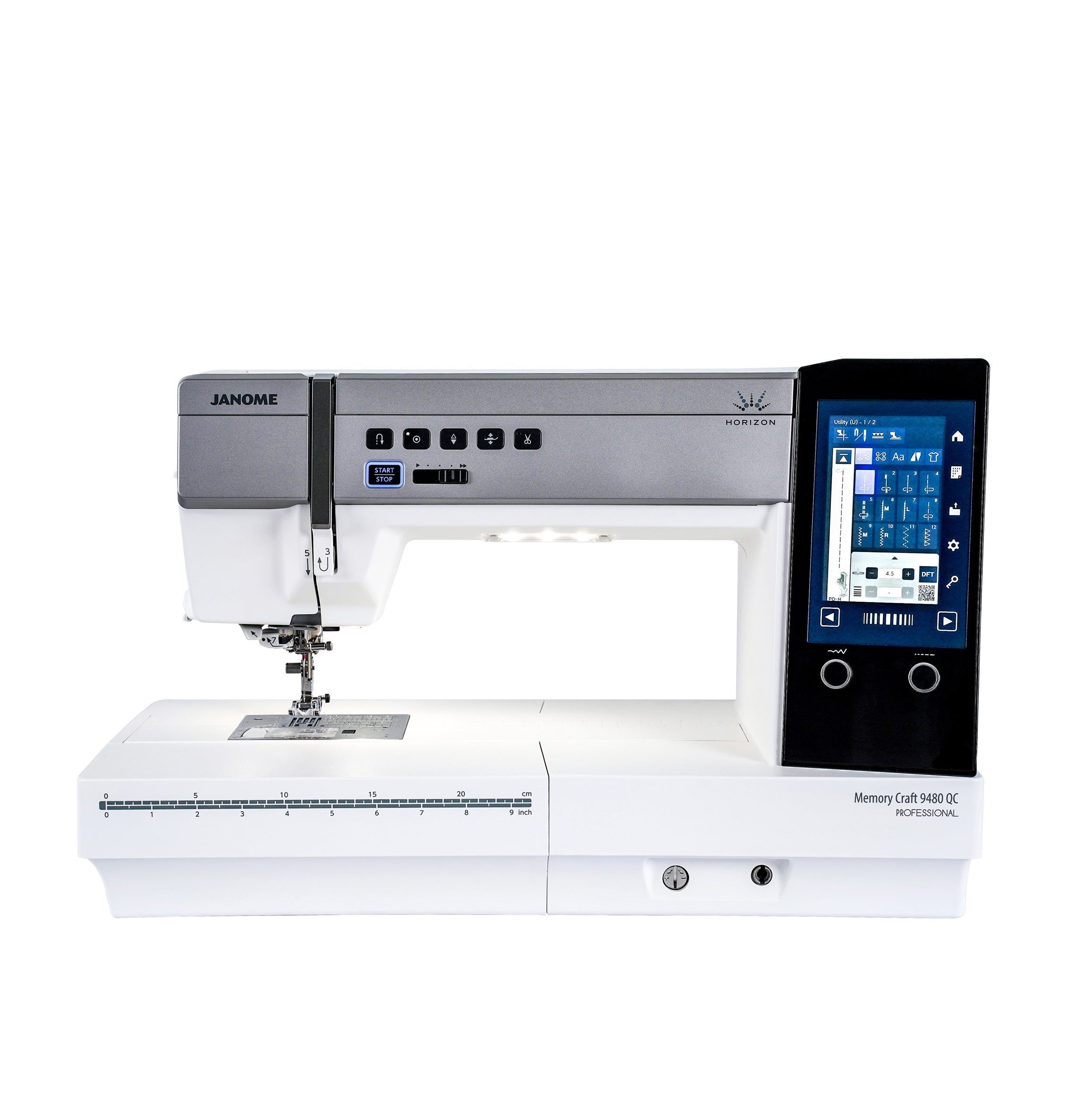 Janome 9480 symaskin, front bilde