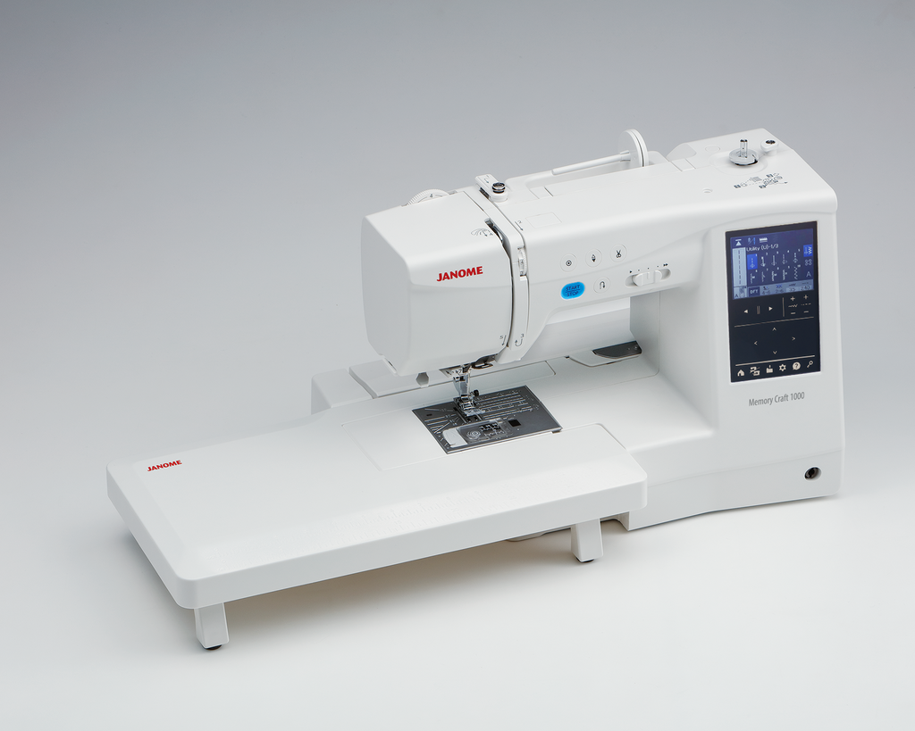 Janome Memory Craft 1000 Silky White